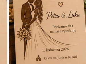 Personalizirane pozivnice za vjenčanje
