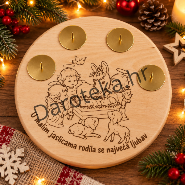 dječji adventski vijenac